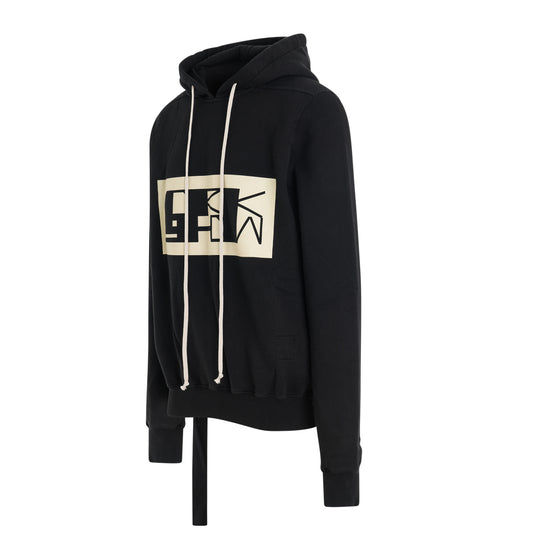 DRK Logo Granbury Hoodie in Black/Pearl