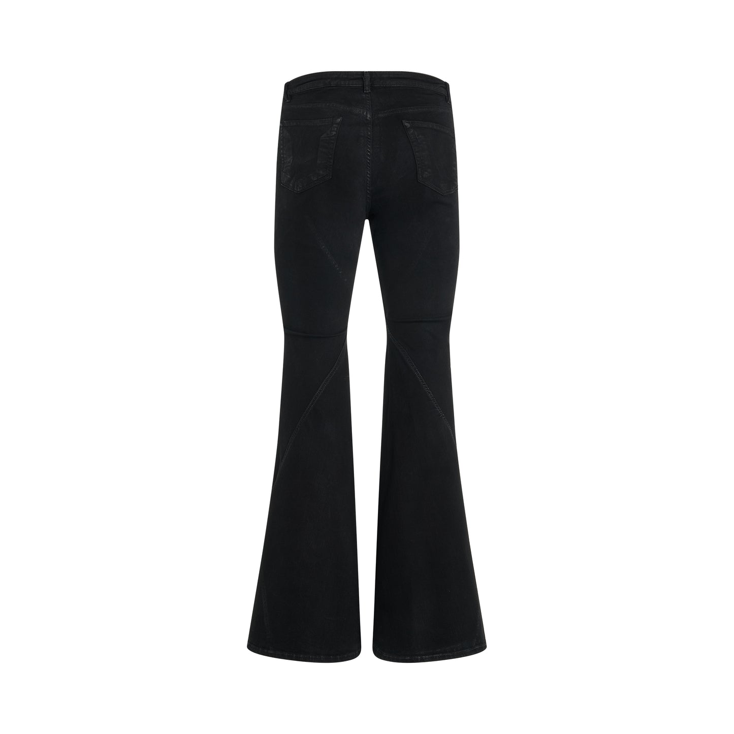 Bias Bootcut Jeans in Black