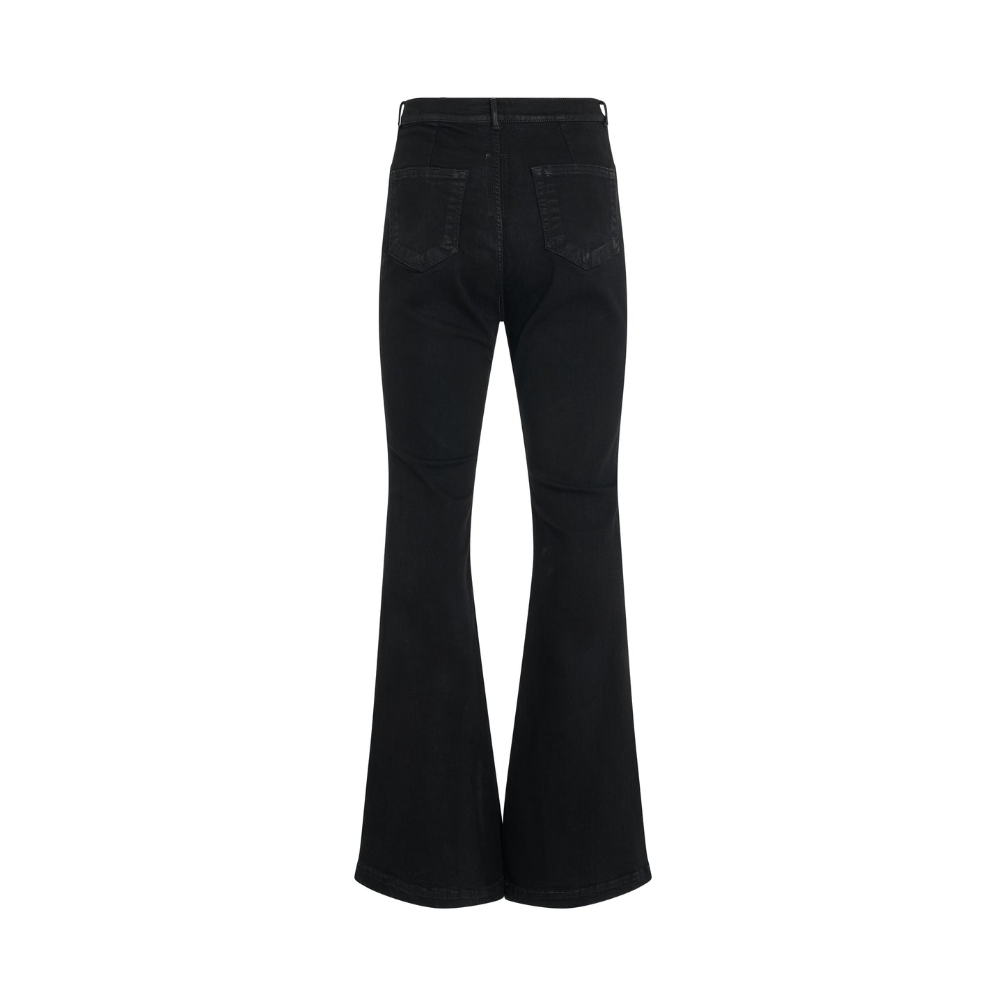 Bolan Bootcut Stretch Denim Jeans in Black