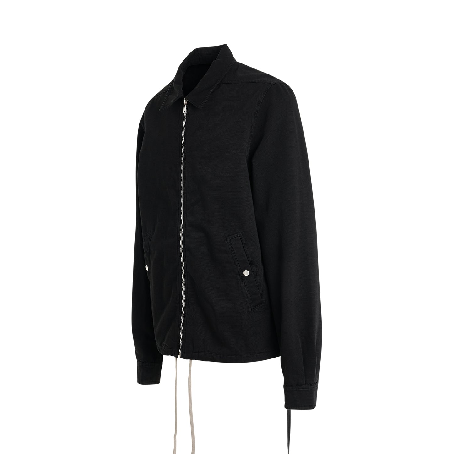 Zipfront Jacket in Black