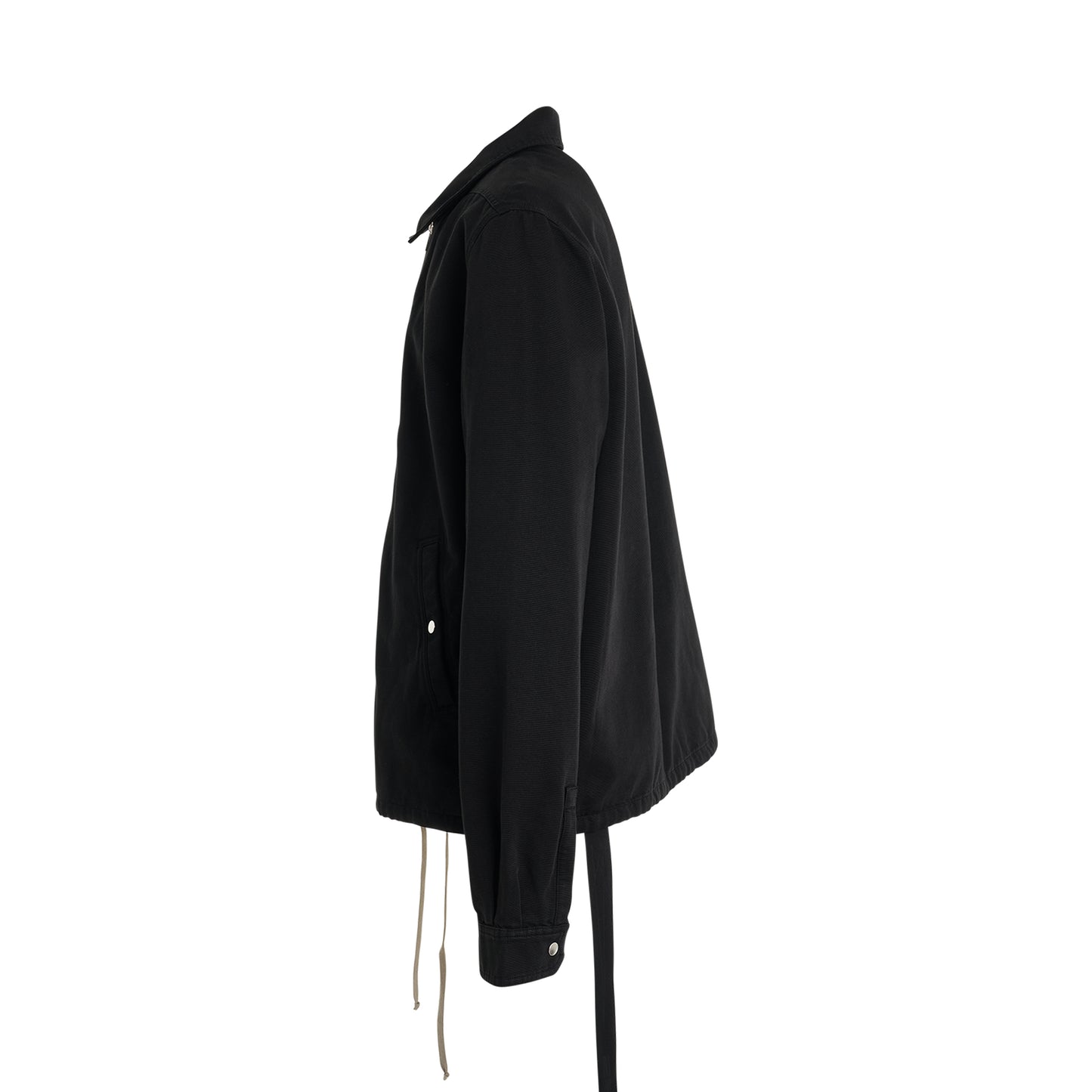 Zipfront Jacket in Black