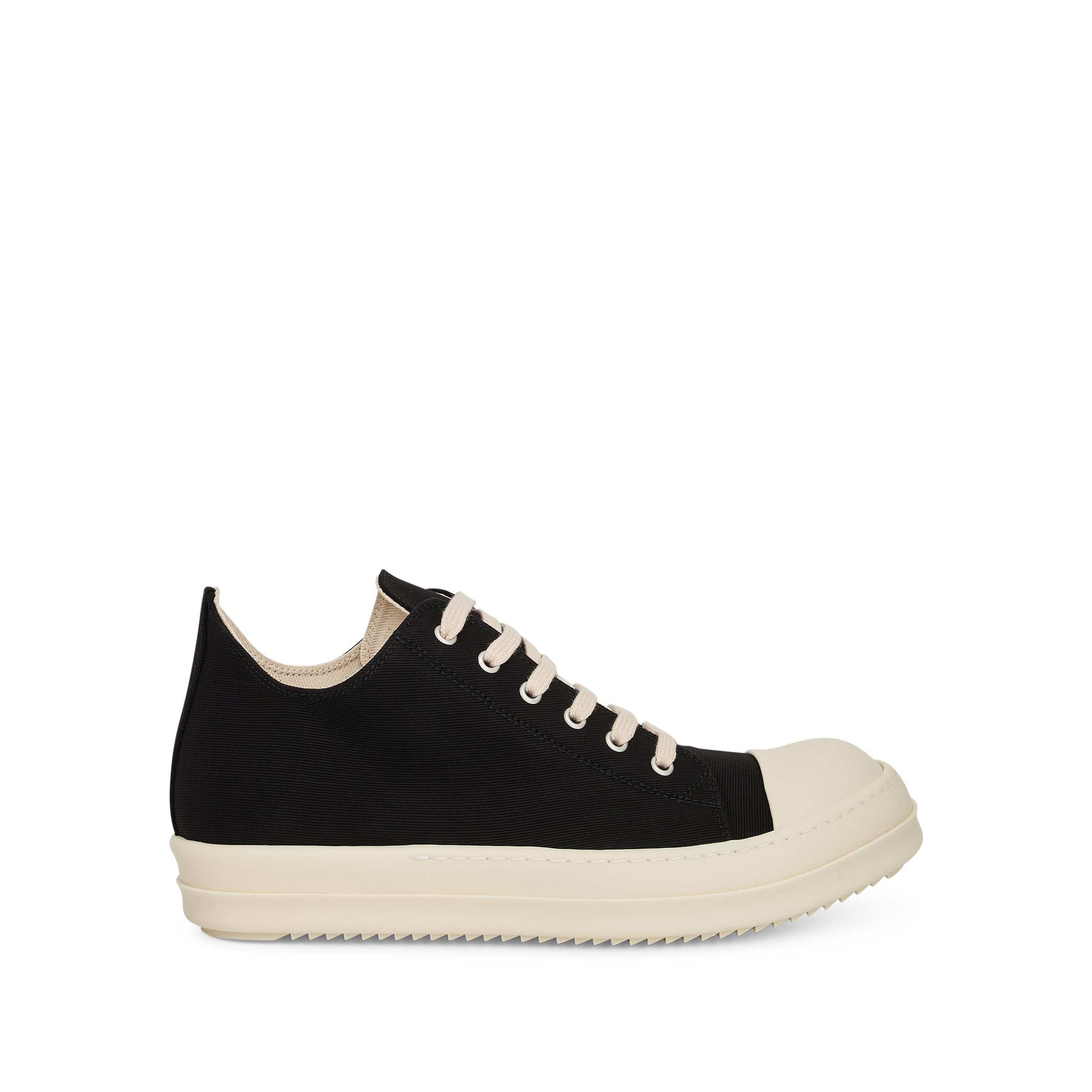 Cotton Barre Sneaker in Black/Milk