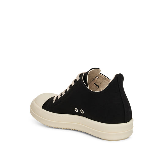 Cotton Barre Sneaker in Black/Milk