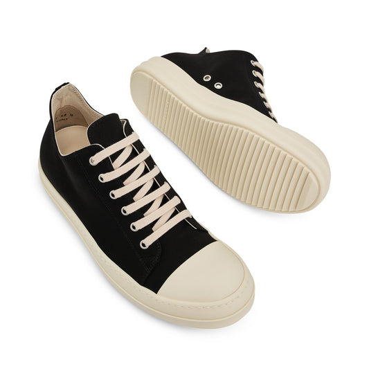 Cotton Barre Sneaker in Black/Milk