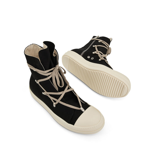 Hexa High Sneaker in Black/Pearl/Milk