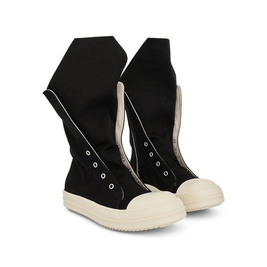 Boot Sneaker in Black/Milk