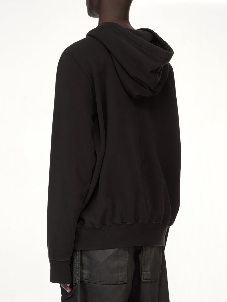 Statue Oversized Hoodie in Black/Milk
