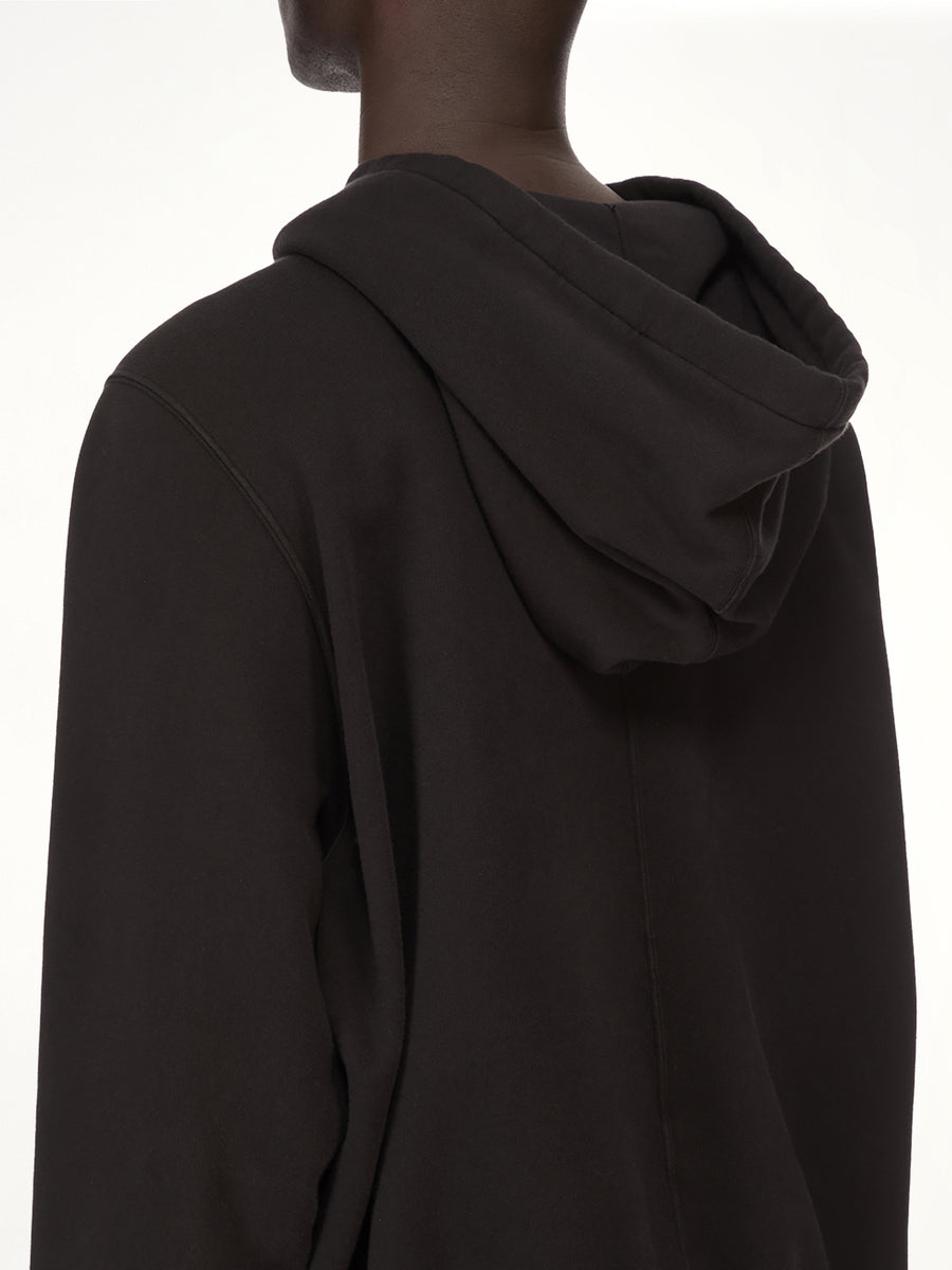 Statue Oversized Hoodie in Black/Milk