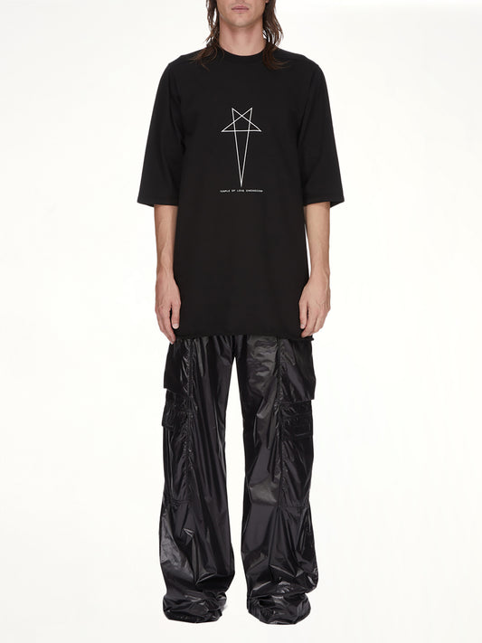 Pentagram Jumbo SS T-Shirt in Black/Milk