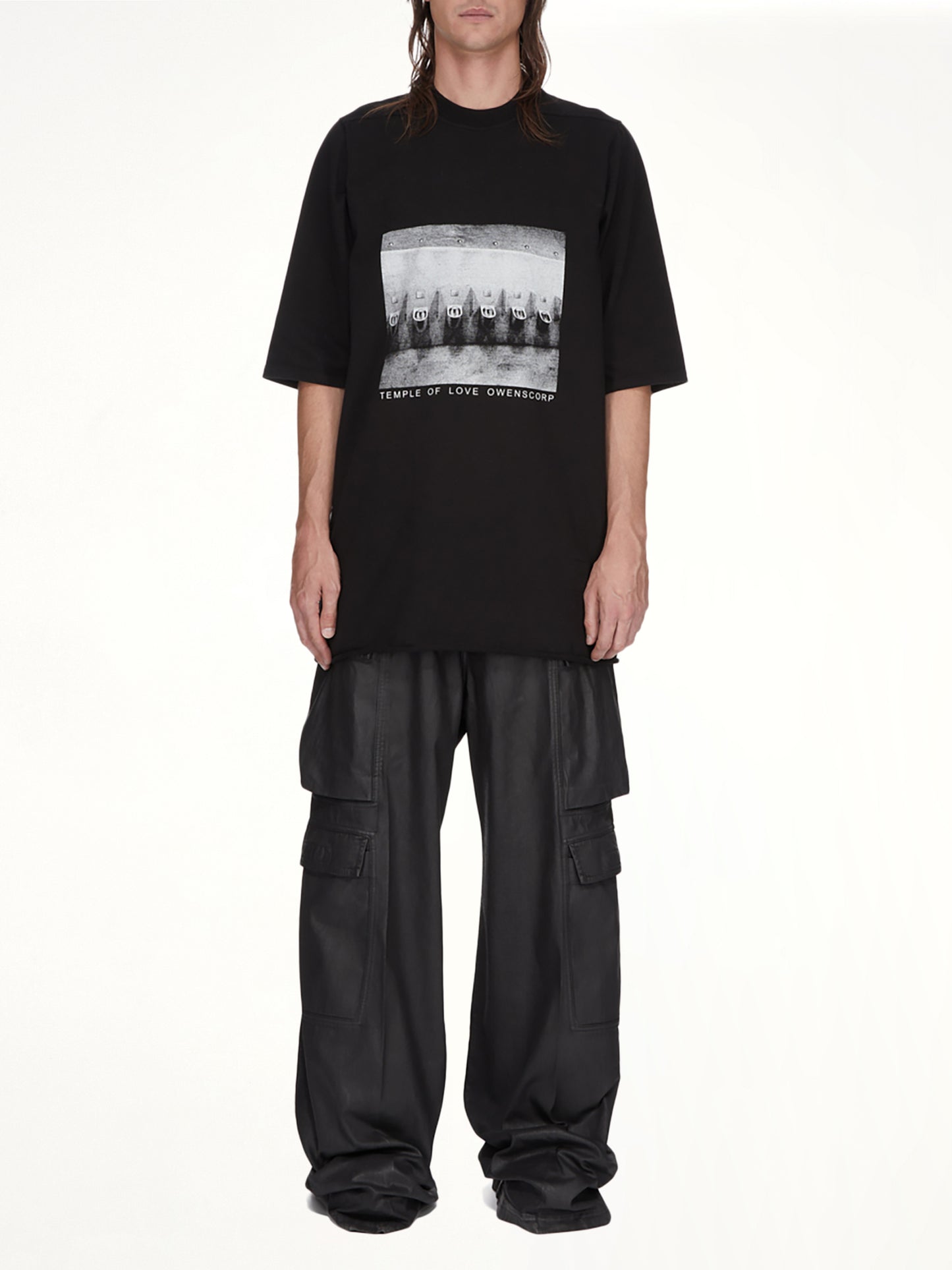 Urinal Jumbo SS T-Shirt in Black/Milk