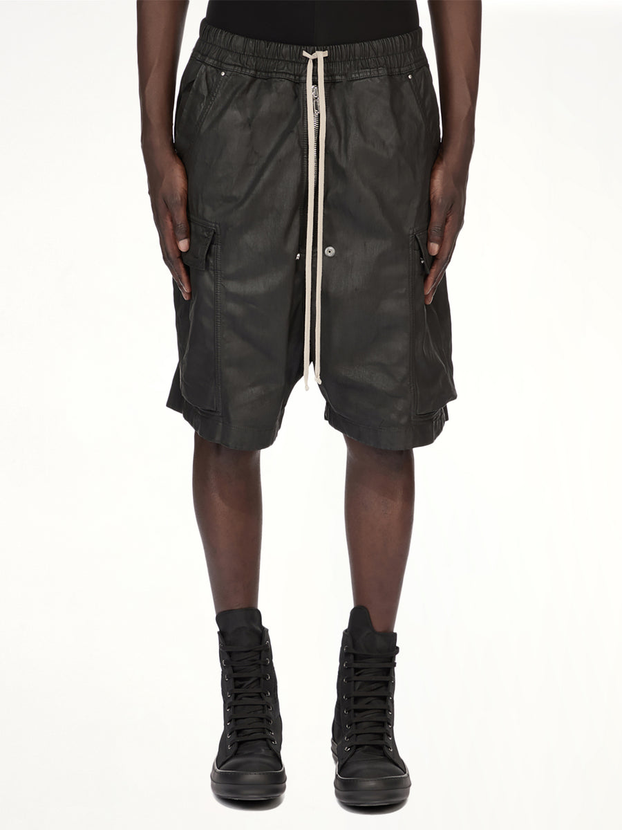 Denim Cargobela Shorts in Black