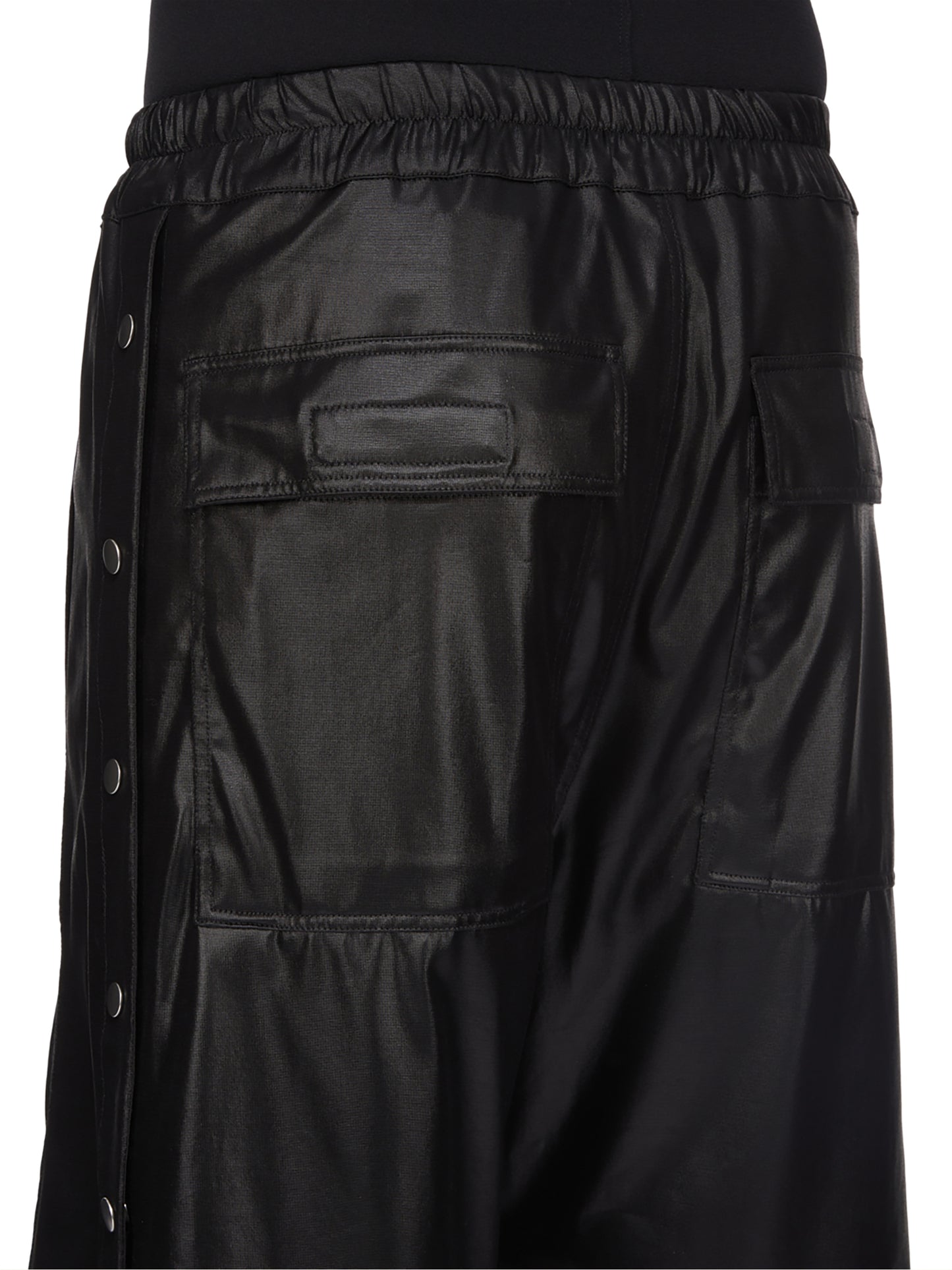 Wide Pusher Shorts in Black