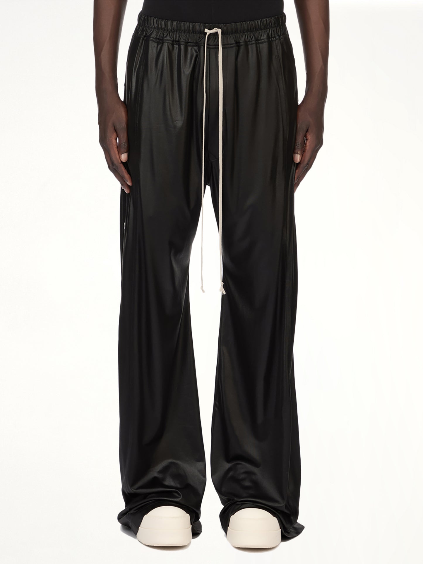 Wide Pusher Pants in Black