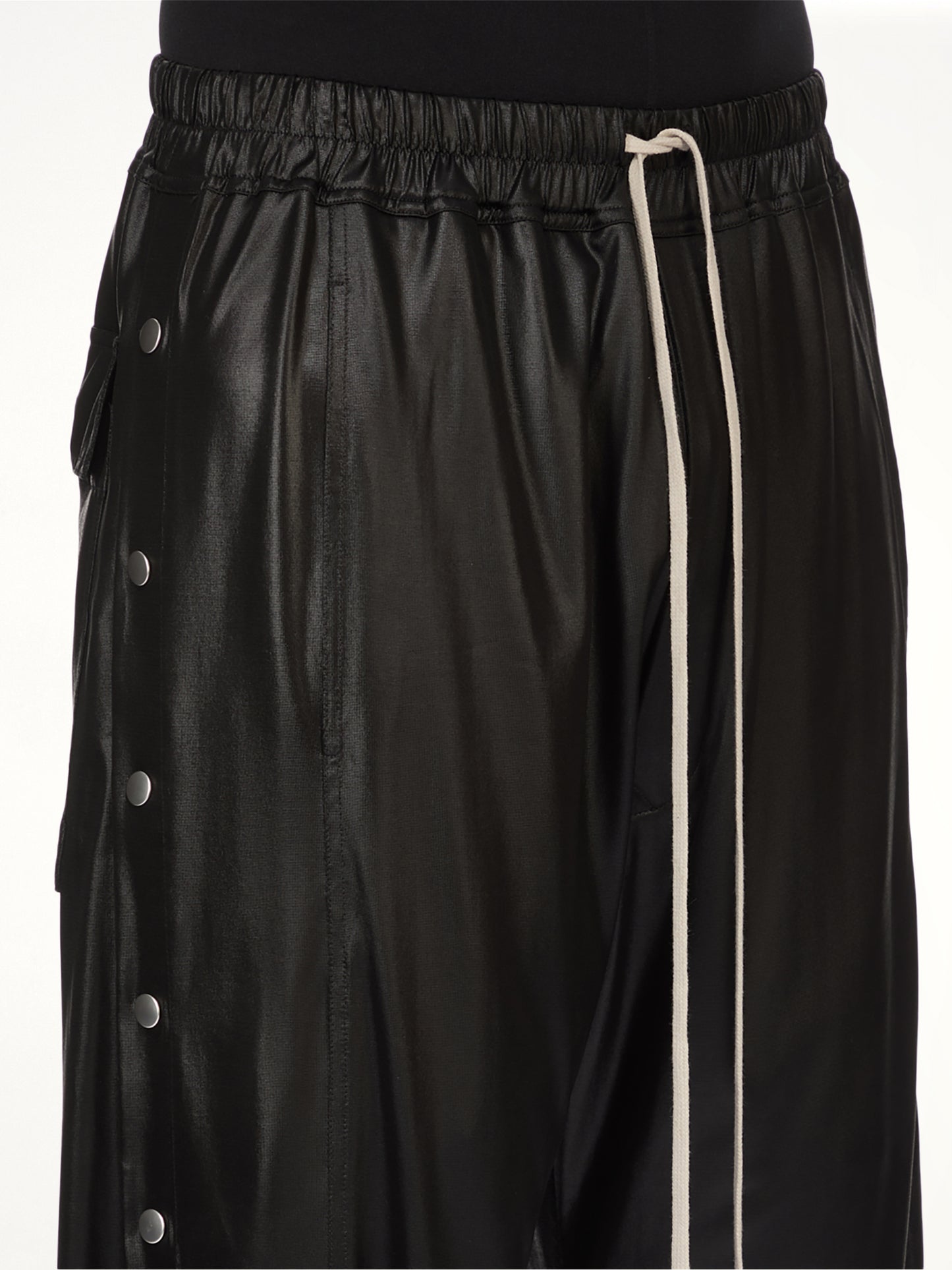 Wide Pusher Pants in Black