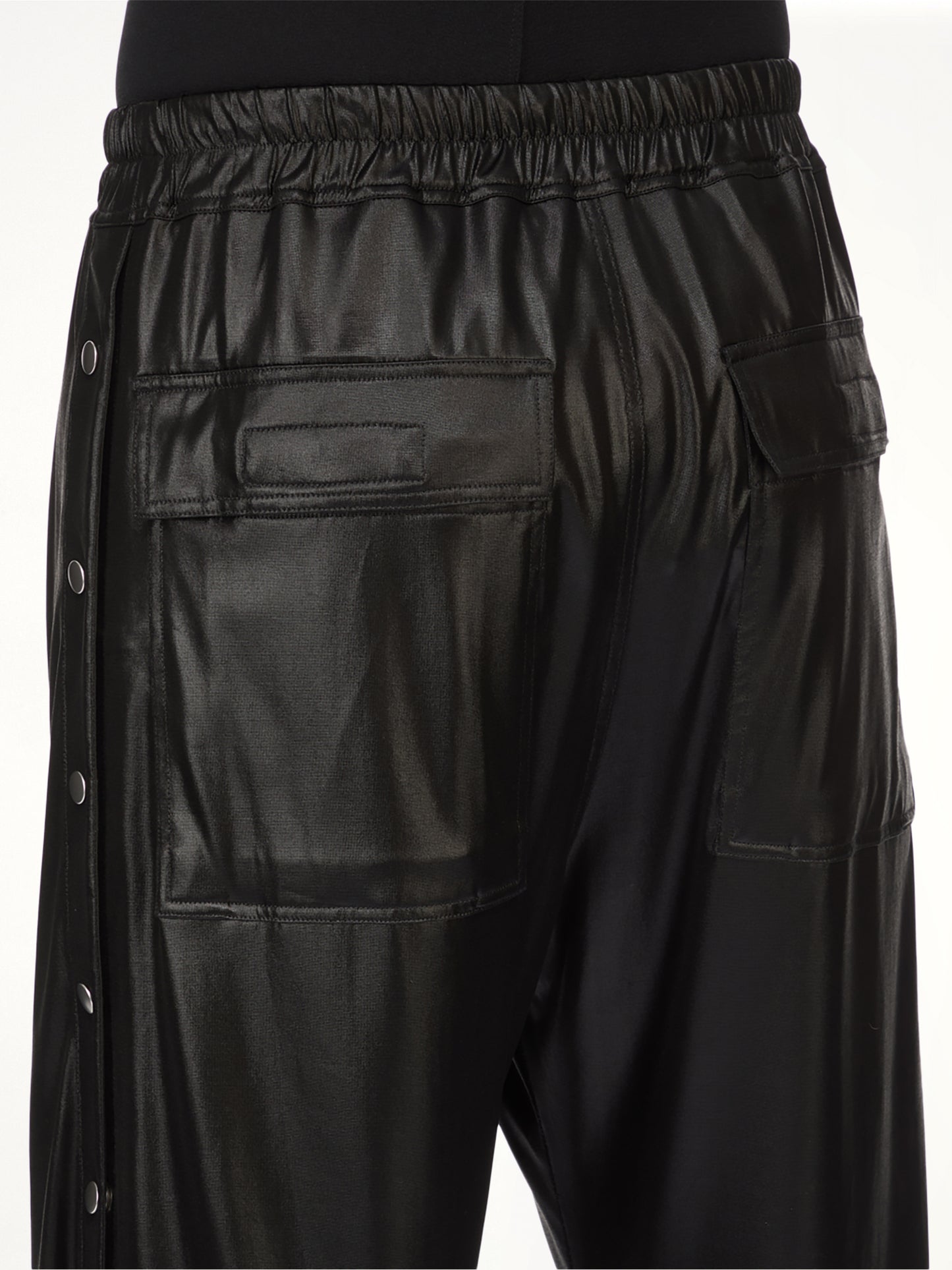 Wide Pusher Pants in Black