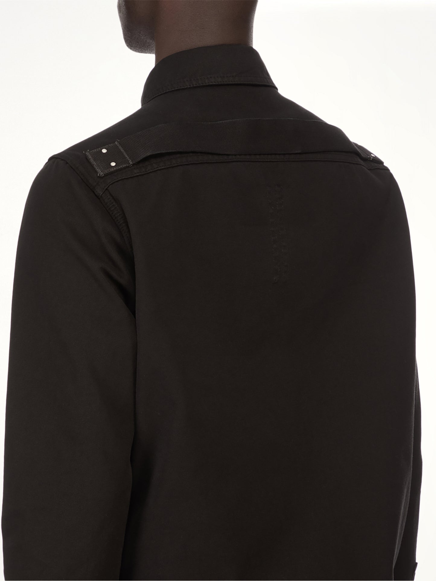 Woven Outershirt in Black
