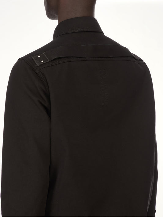 Woven Outershirt in Black