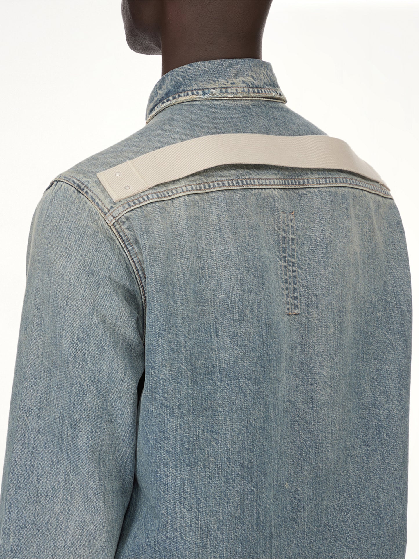 Denim Outershirt in Washed Indigo