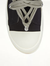 Megalace Sneaks in Black/Milk  | RICK OWENS DRKSHDW