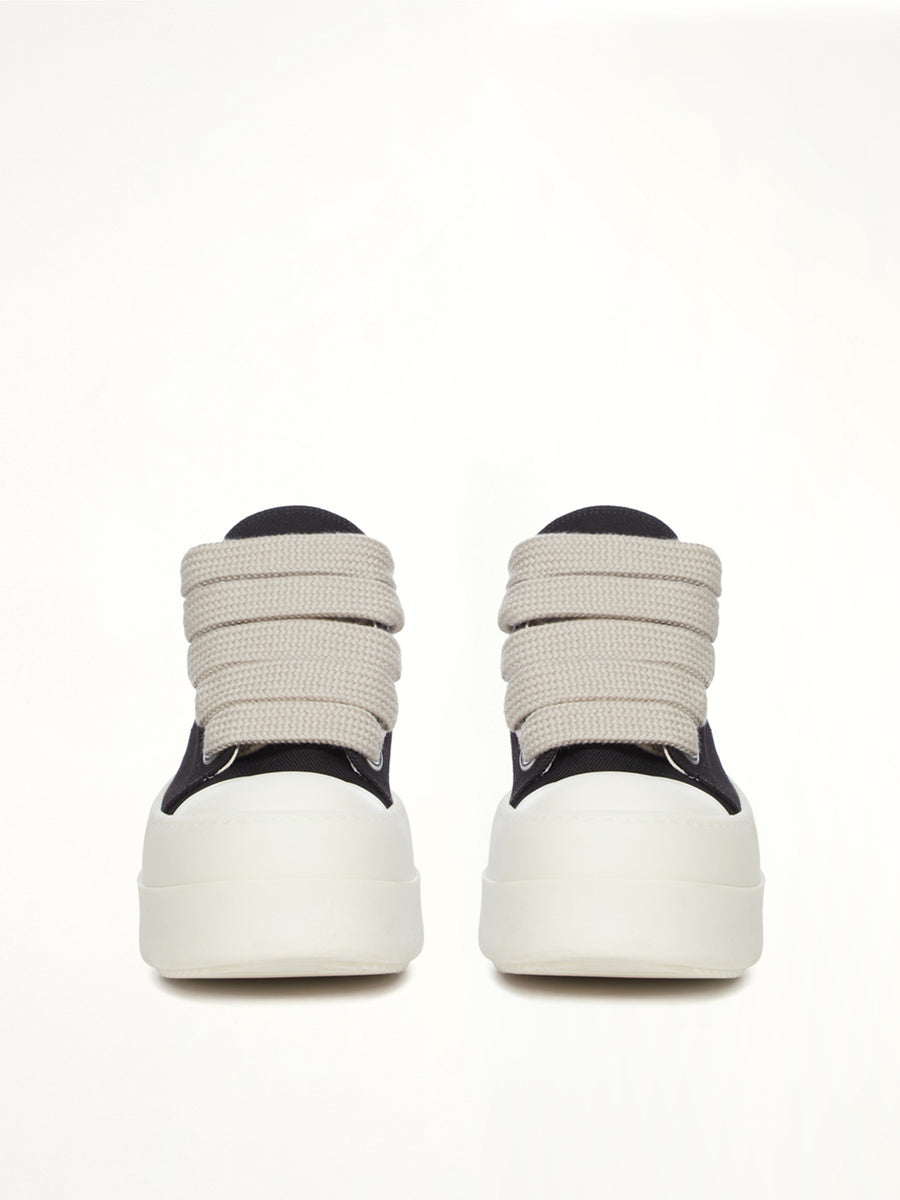 Mega Bumper Jumbolace Low Sneaks in Black/Milk