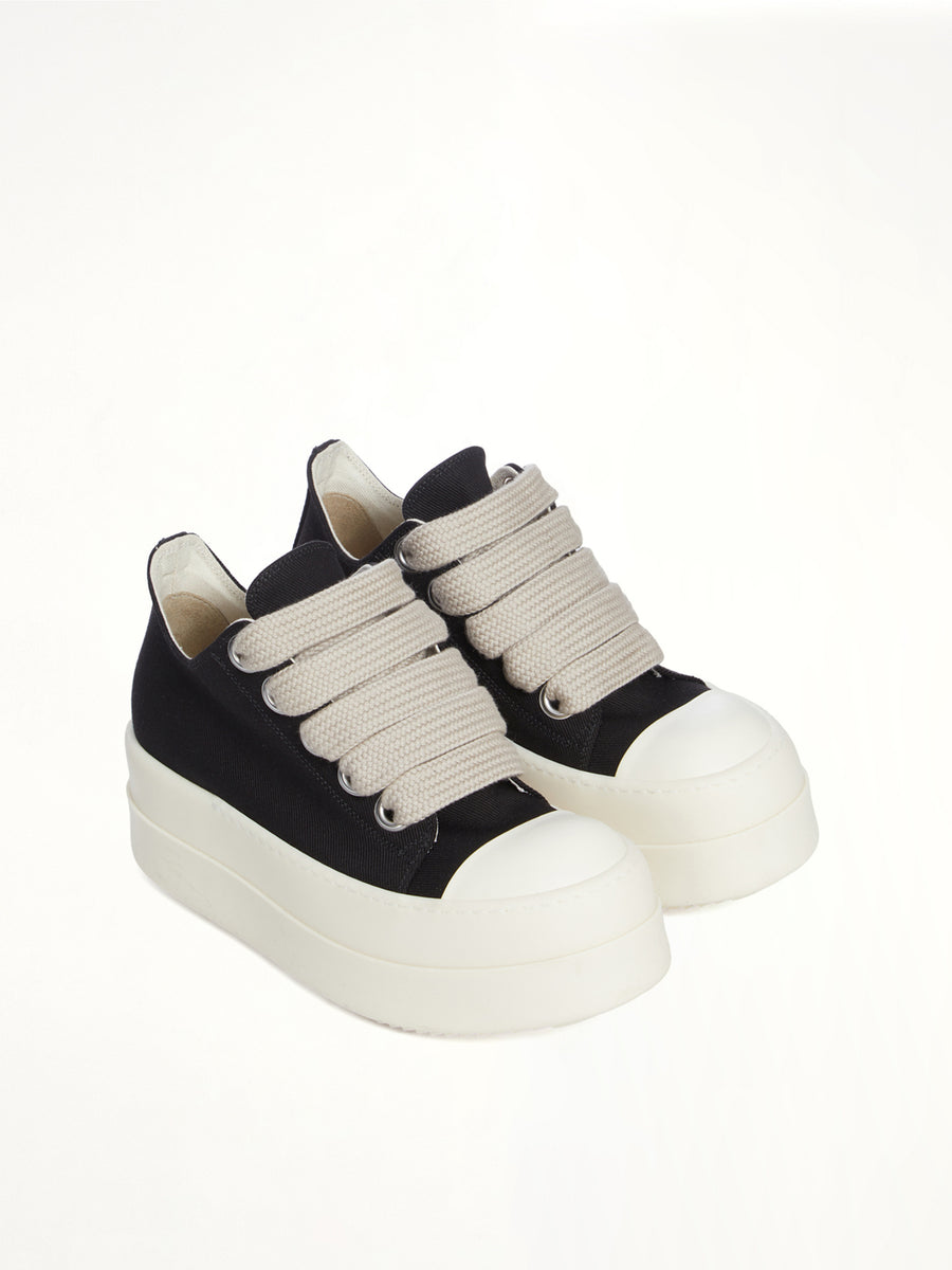 Mega Bumper Jumbolace Low Sneaks in Black/Milk
