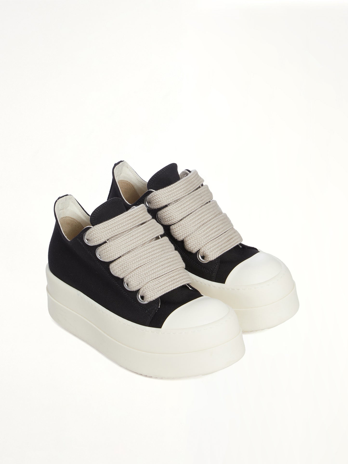 Mega Bumper Jumbolace Low Sneaks in Black/Milk