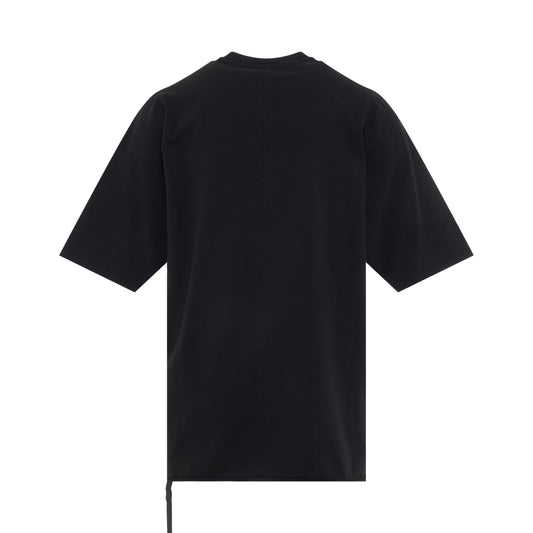 Jumbo Heavy Cotton T-Shirt in Black