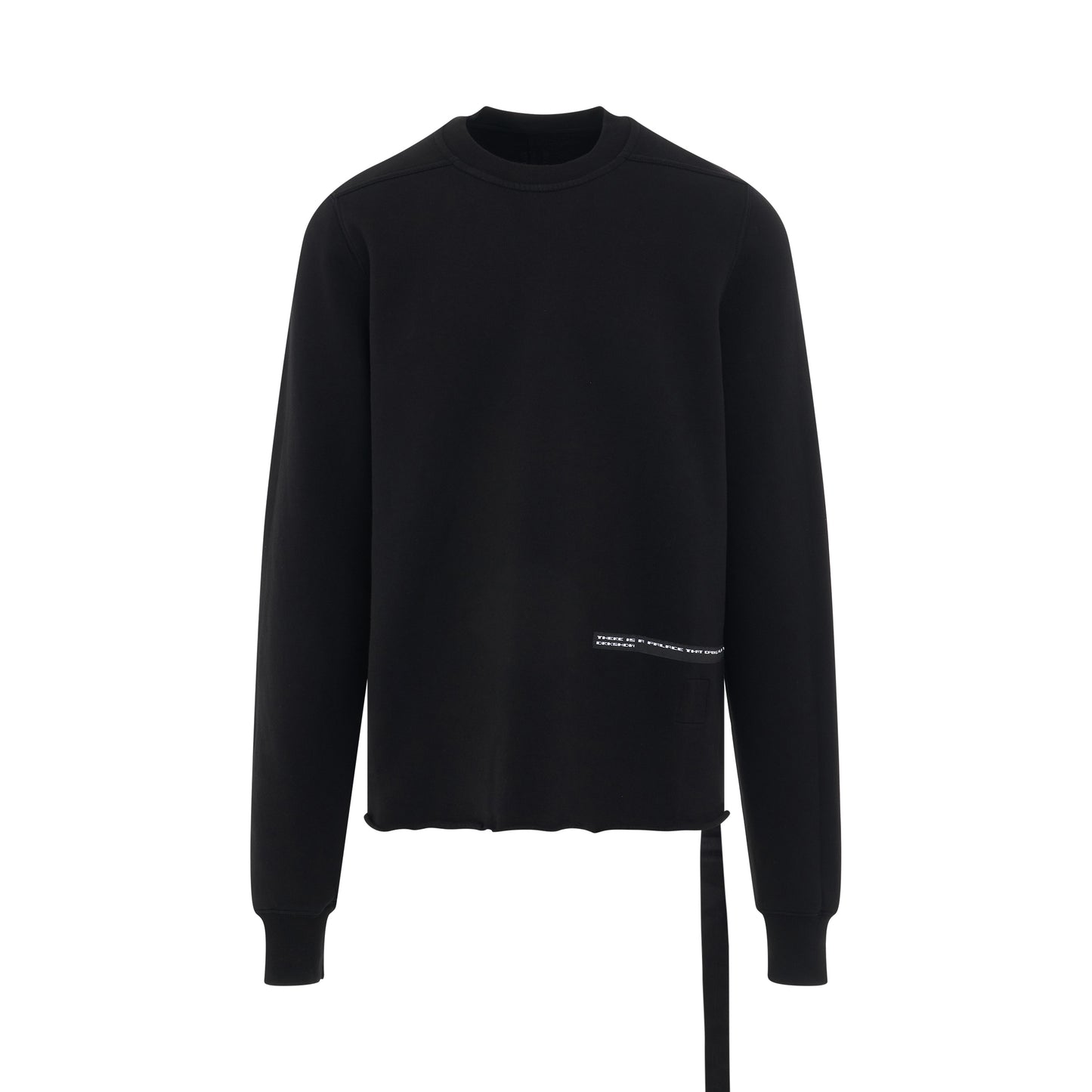 Tears Ribbon Crewneck Sweatshirt in Black