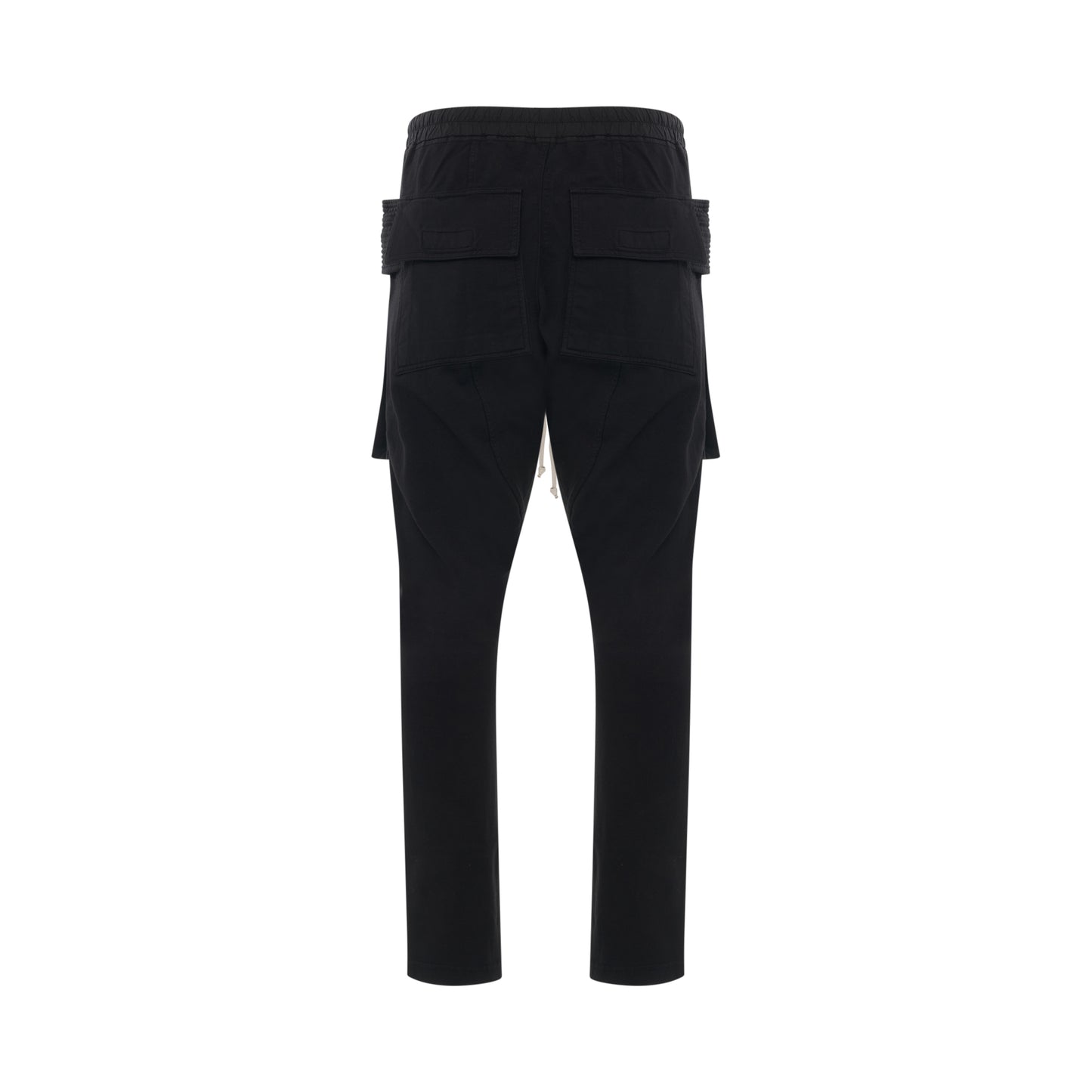 Creatch Cargo Drawstring Pants in Black