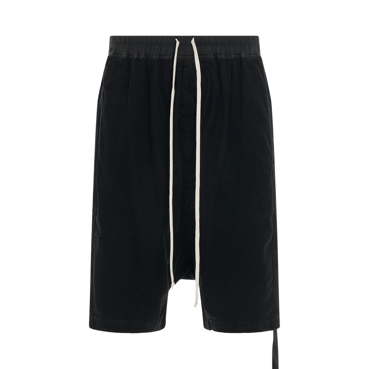 Drawstring Pods Shorts in Black