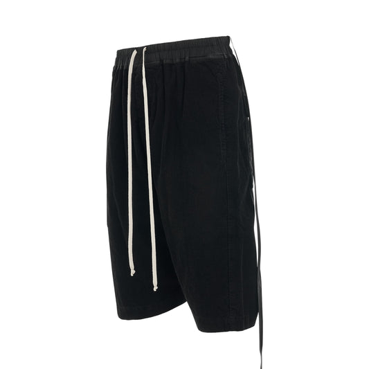 Drawstring Pods Shorts in Black