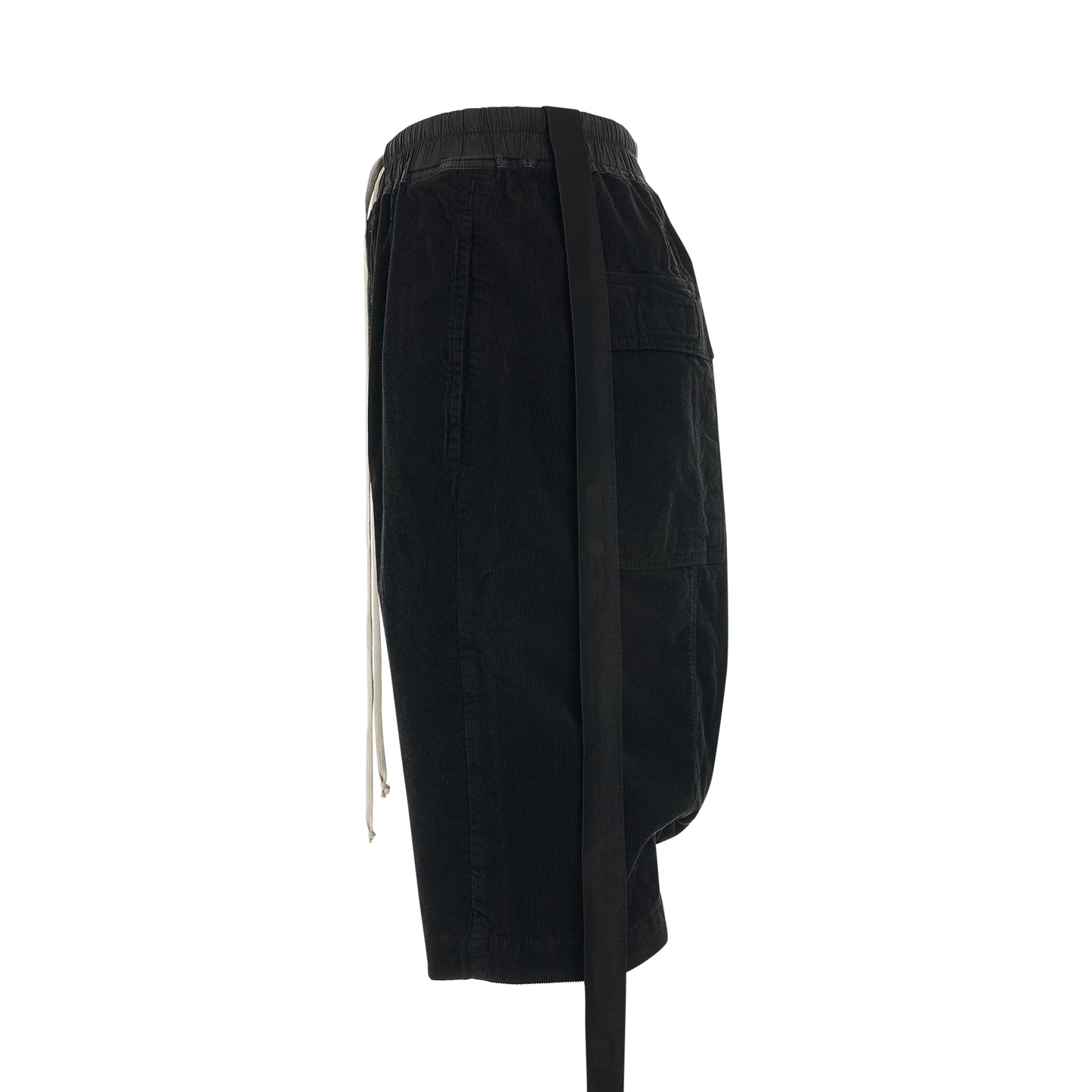 Drawstring Pods Shorts in Black