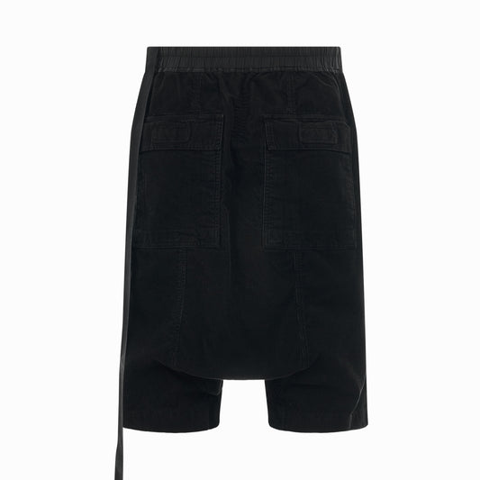 Drawstring Pods Shorts in Black