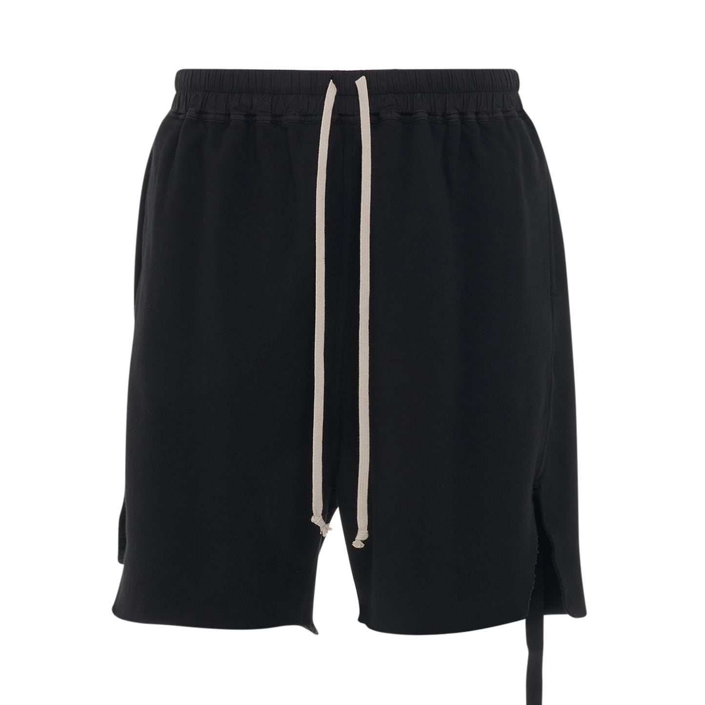 Long Boxer Sweat Shorts in Black