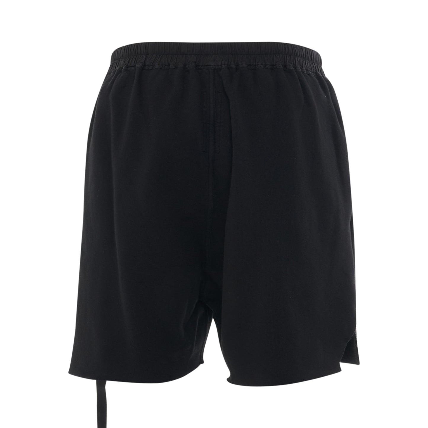 Long Boxer Sweat Shorts in Black