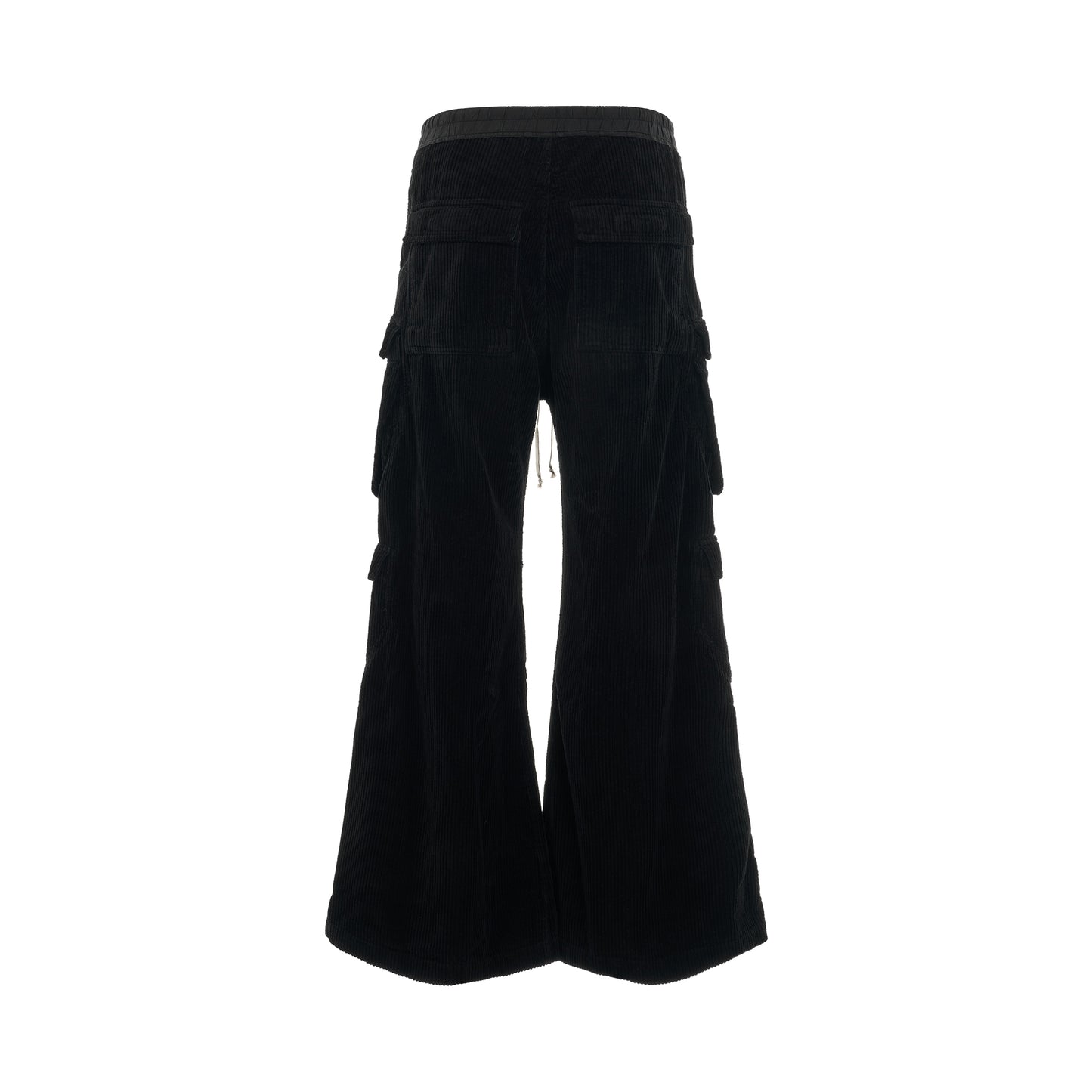 Double Cargo Jumbo Belas Pants in Black