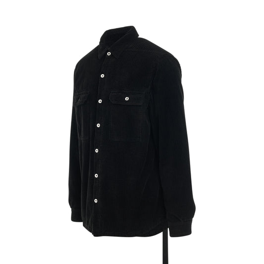 Outershirt Padded Cotton Jacket in Black