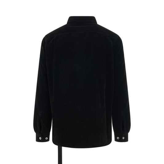 Outershirt Padded Cotton Jacket in Black