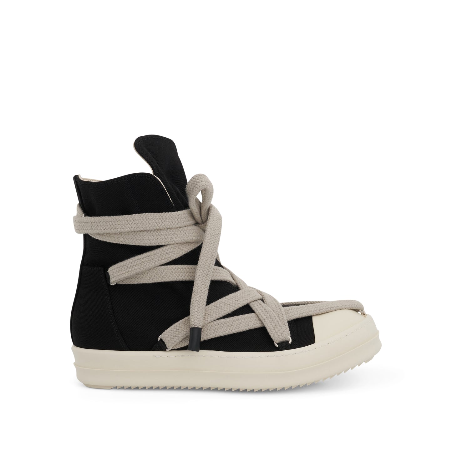 Jumbo Laces Hexa Sneaker in Black/Pearl