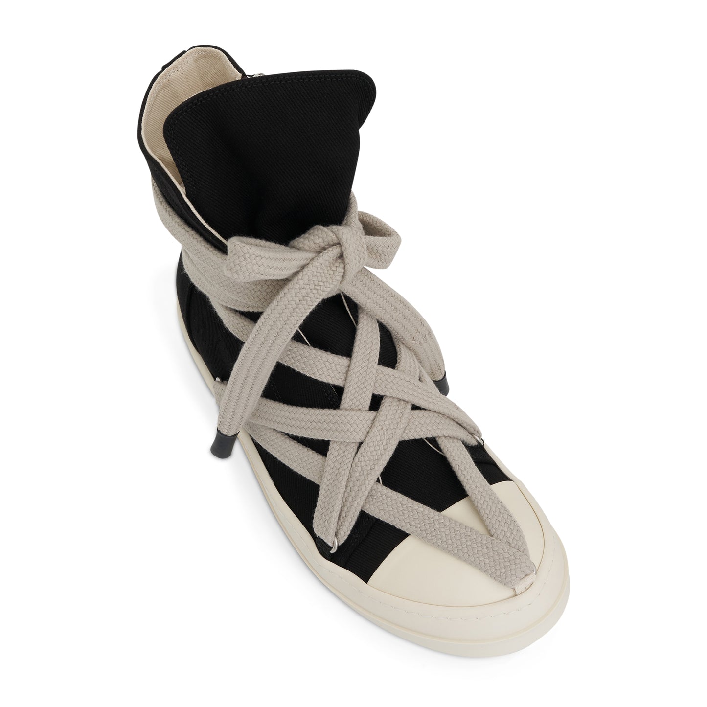 Jumbo Laces Hexa Sneaker in Black/Pearl