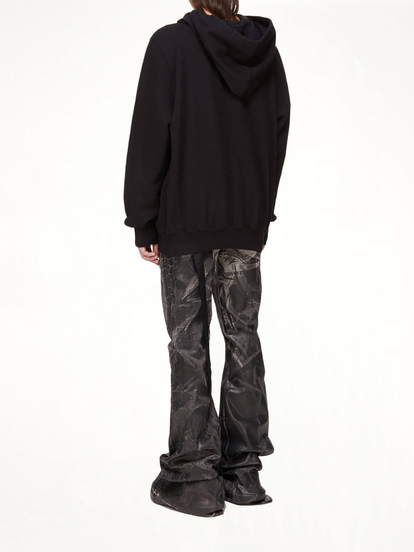 Cunty Oversize Hoodie in Black/Pearl