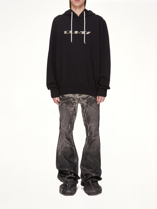 Cunty Oversize Hoodie in Black/Pearl