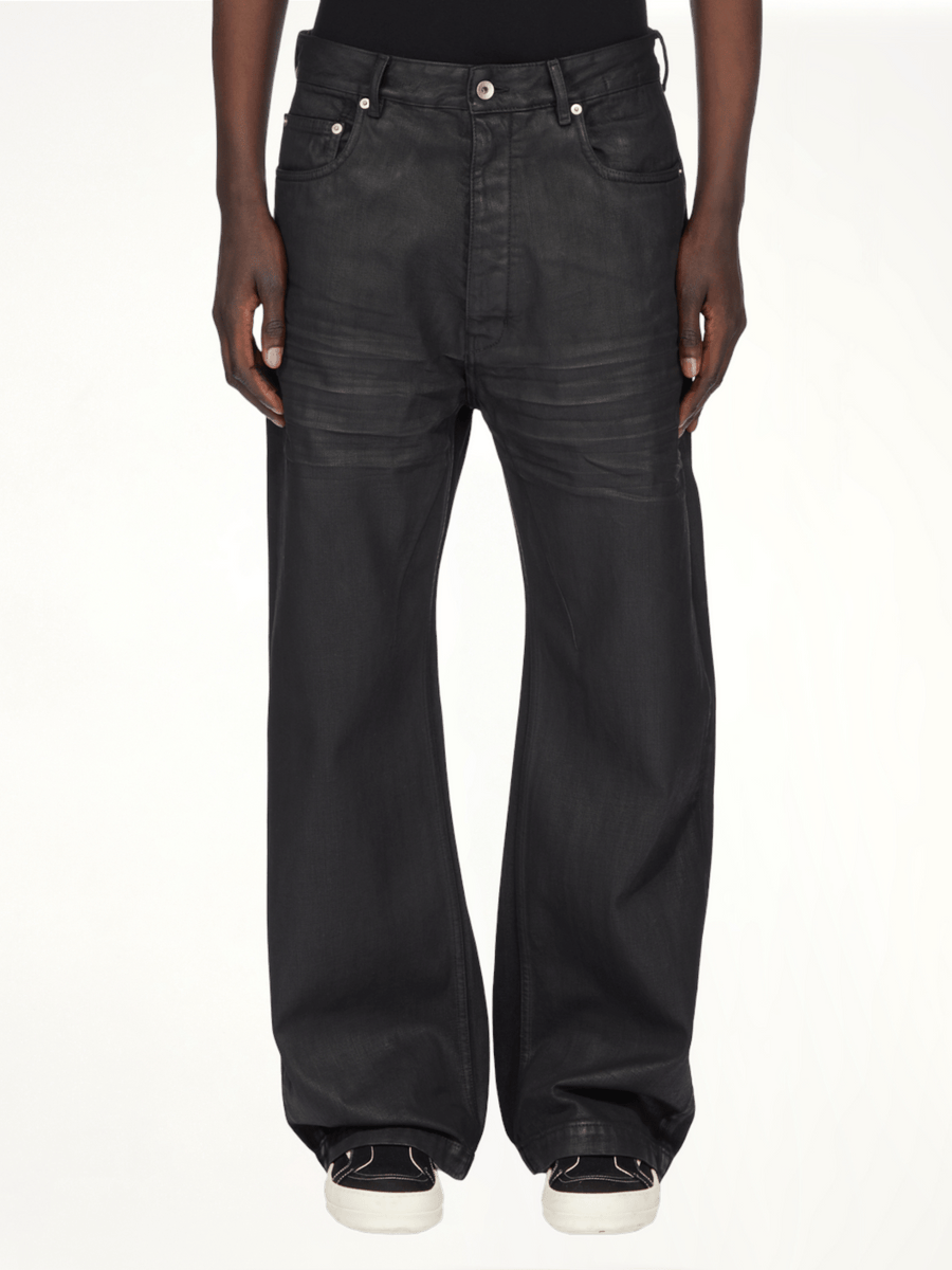 Geth Jeans in Black Wax