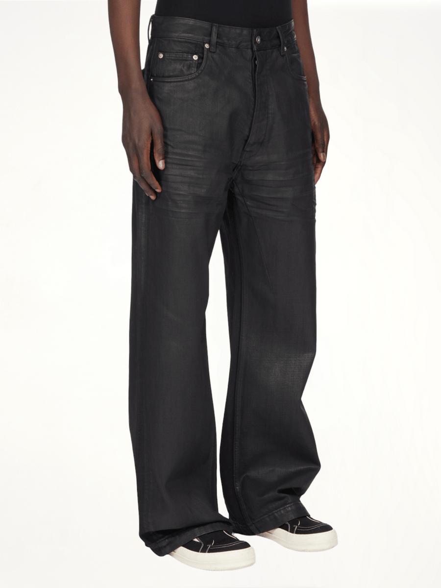 Geth Jeans in Black Wax