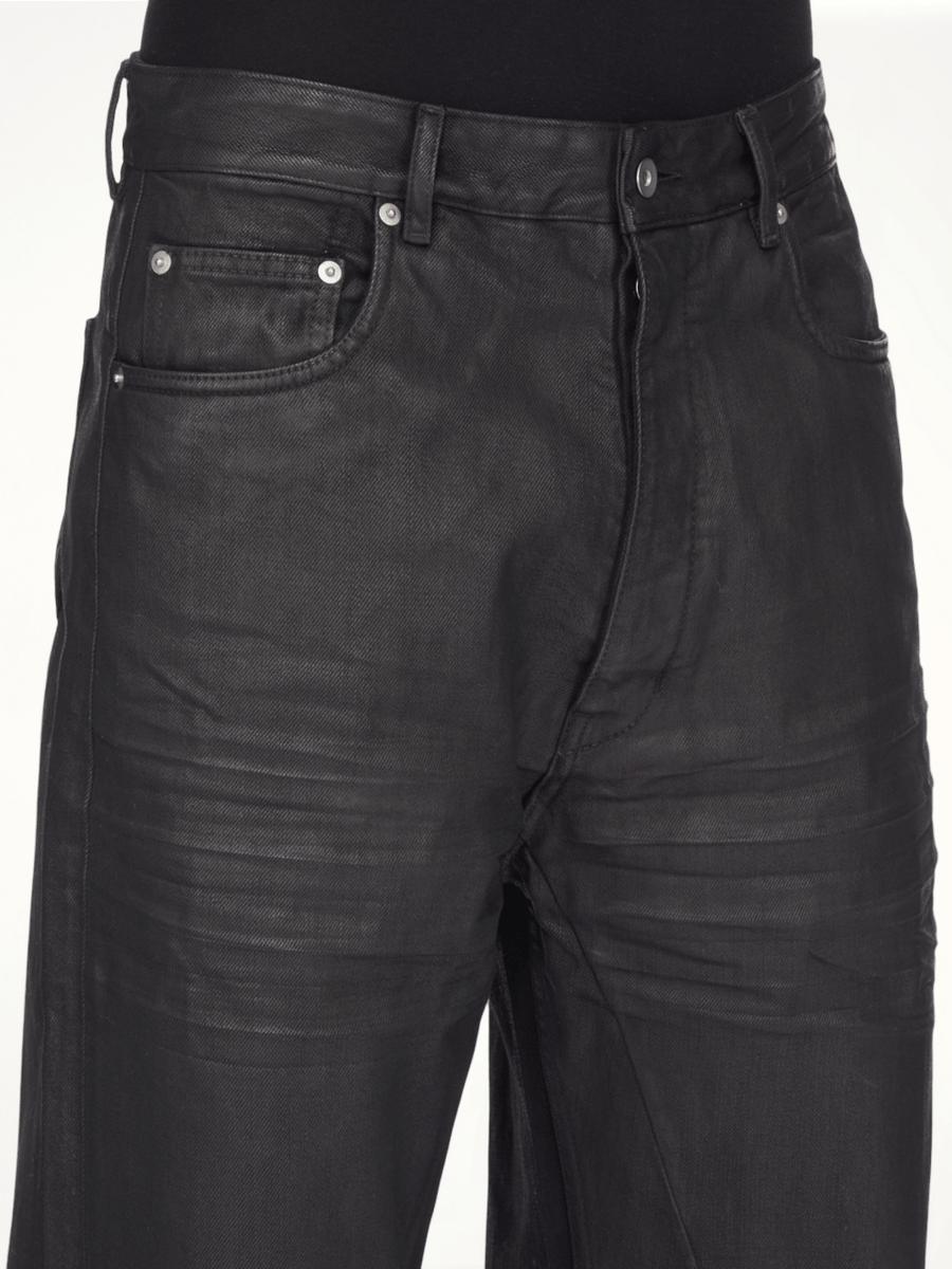 Geth Jeans in Black Wax