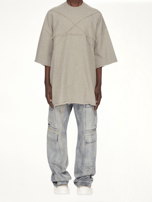 Double Cargo Jeans in Mineral Pearl