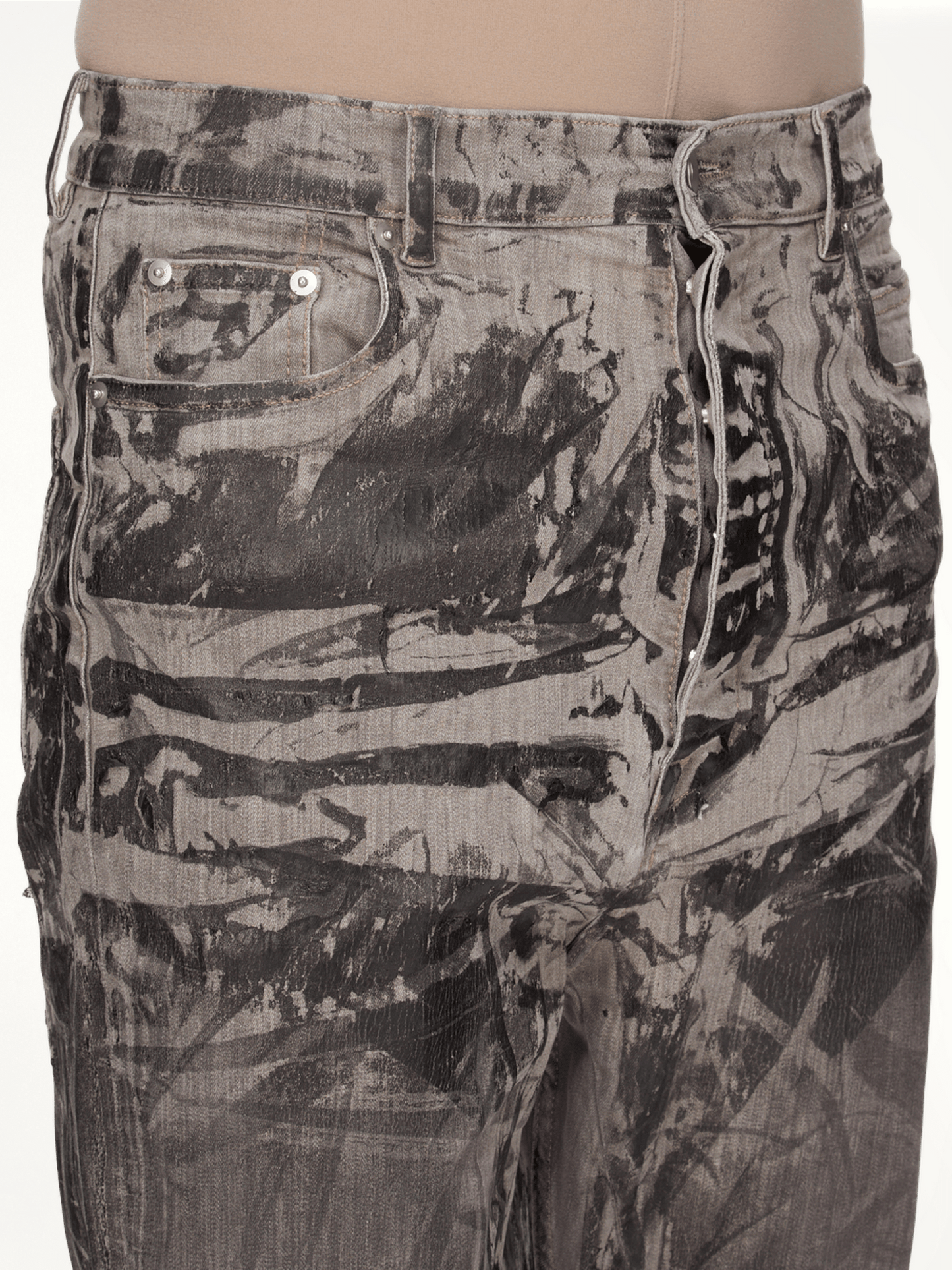 Bolan Bootcut Washed Foil in Black