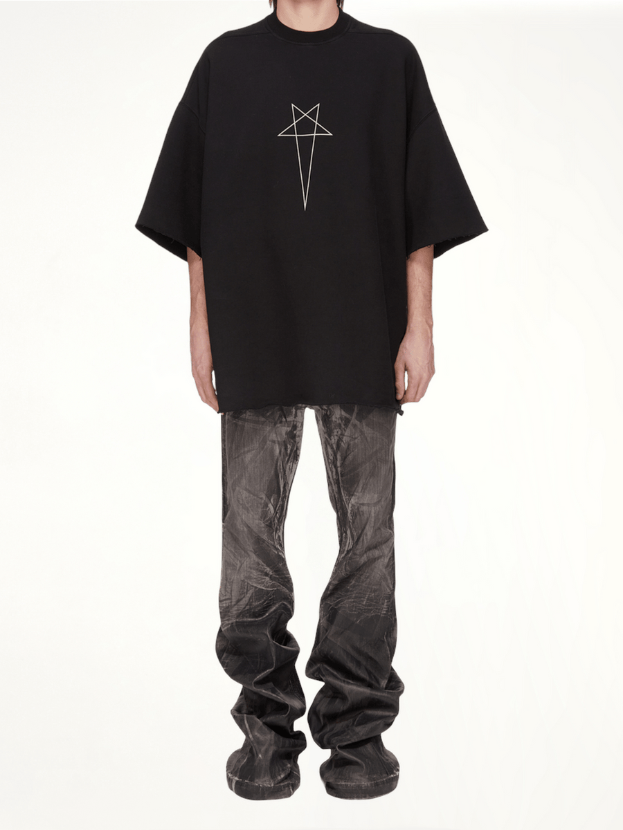 Bolan Bootcut Washed Foil in Black