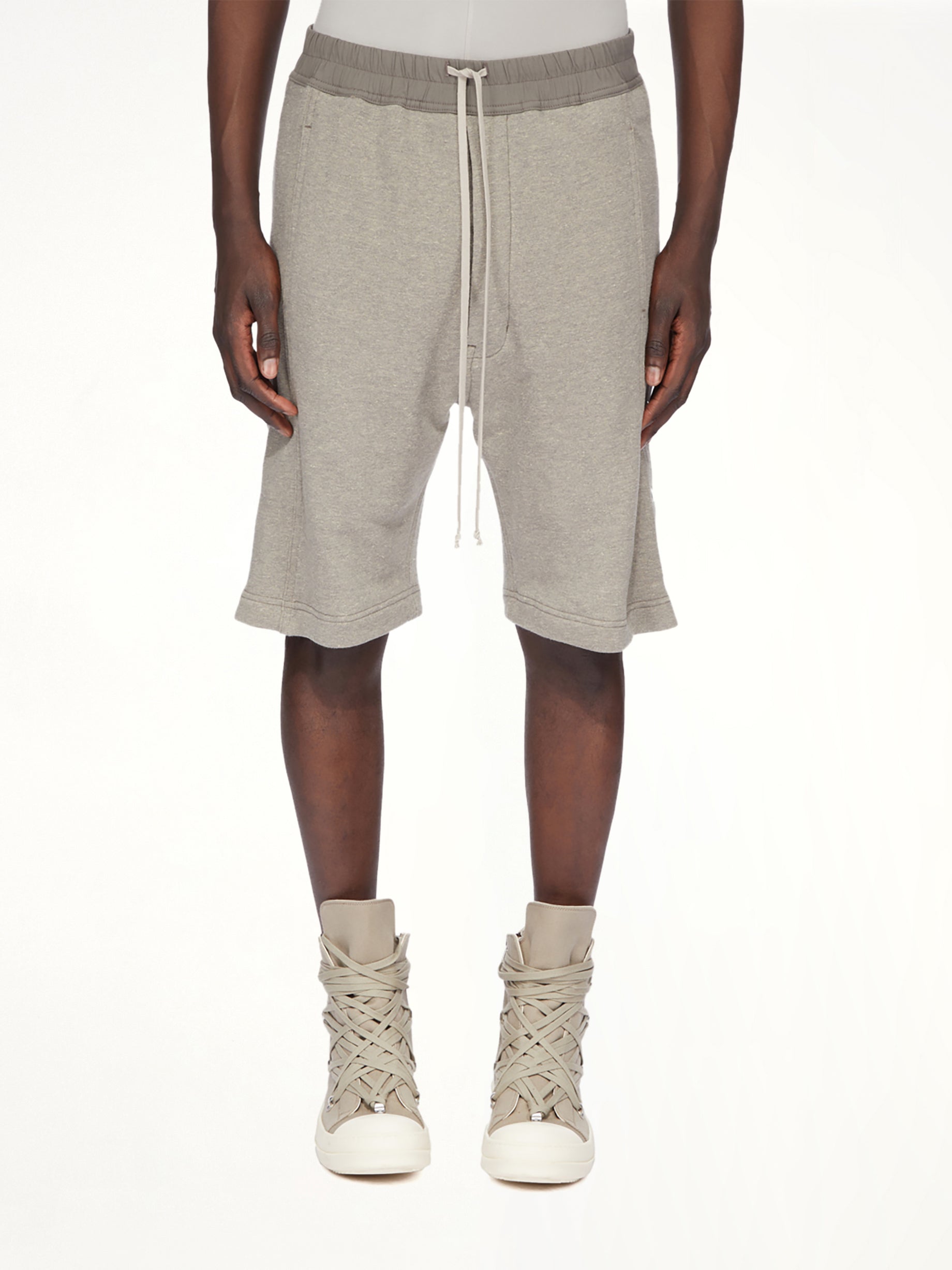 Pusher Shorts in Melange Grey