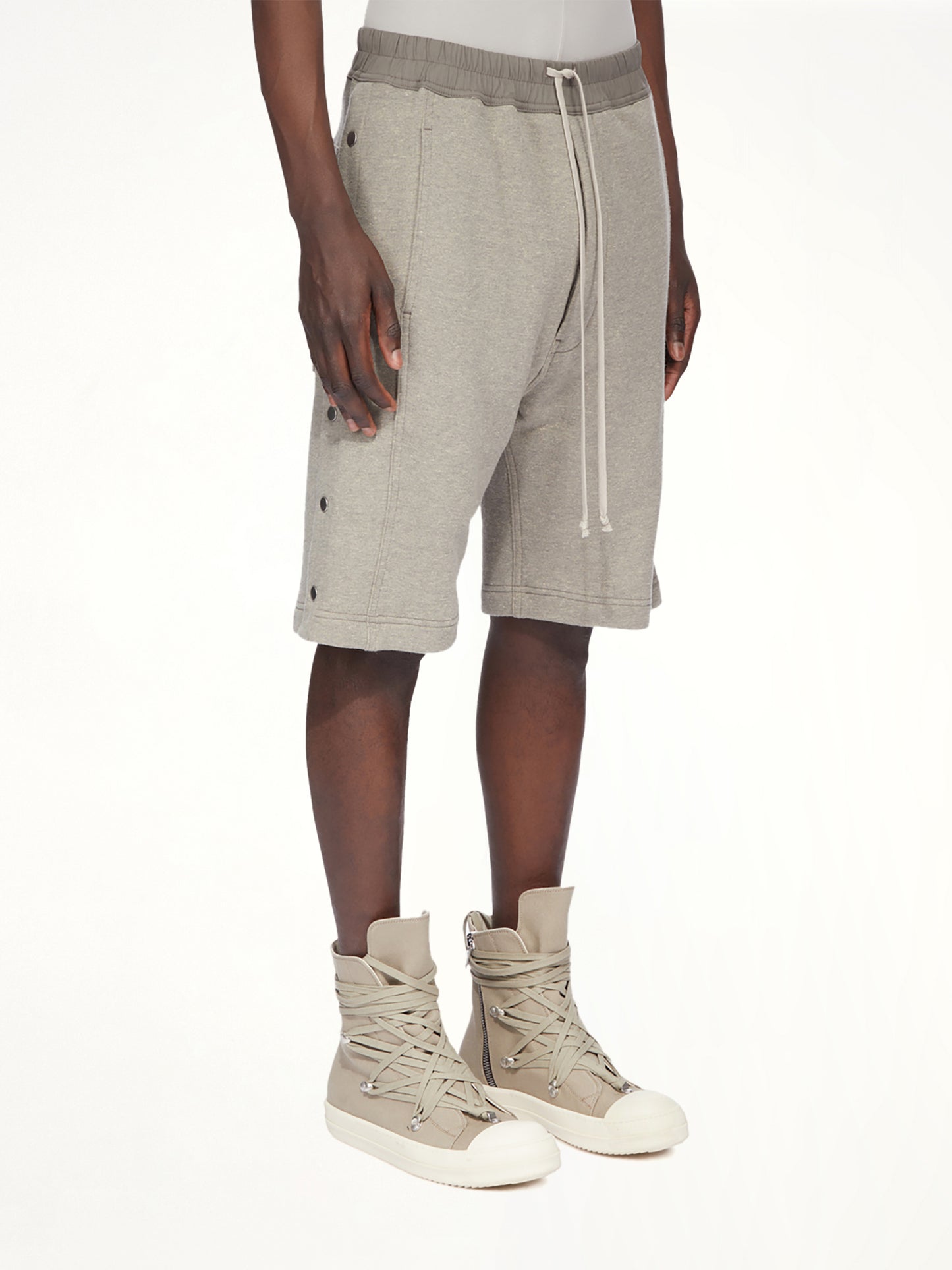 Pusher Shorts in Melange Grey